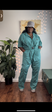 Load image into Gallery viewer, Real Teal Jumpsuit Vintage