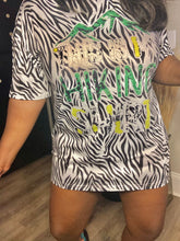 Load image into Gallery viewer, Libra Zebra Shirt Dress