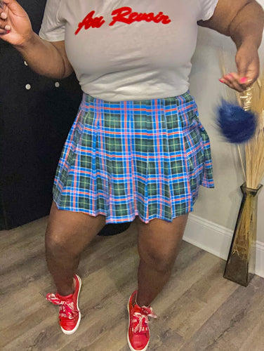 “Clueless” Pleated Tennis Skirt