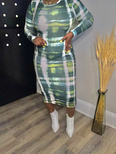 Hunter Green Girl Dress