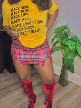 Load image into Gallery viewer, Plaid Mini Skirt